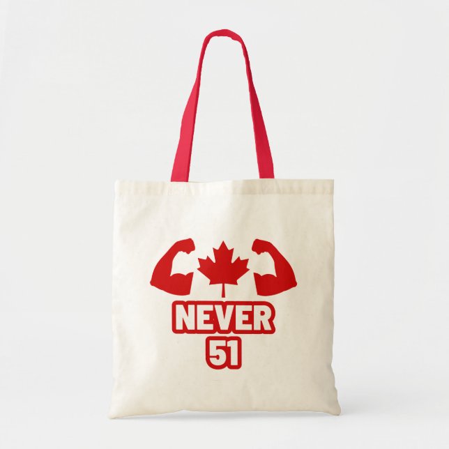 Bolsa Tote Nunca 51 Canadá Forte (Frente)