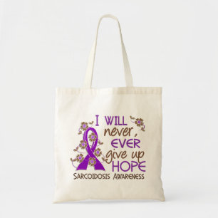 Bolsa Tote Nunca dê acima o Sarcoidosis da esperança 4
