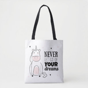 Bolsa Tote Nunca deixe vão de seus sonhos