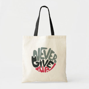 Bolsa Tote Nunca desista - Uplifting Inspiring White