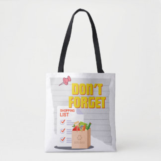 Bolsa Tote nunca esquecer