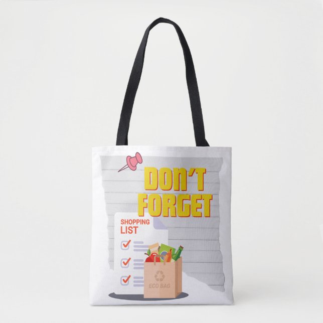 Bolsa Tote nunca esquecer (Frente)