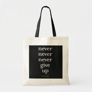 Bolsa Tote Nunca, Nunca Desista