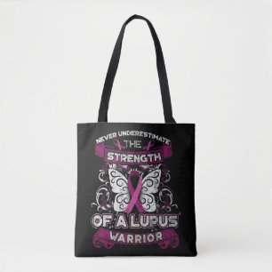Bolsa Tote Nunca subestime um Guerreiro Lupus Você pode ter