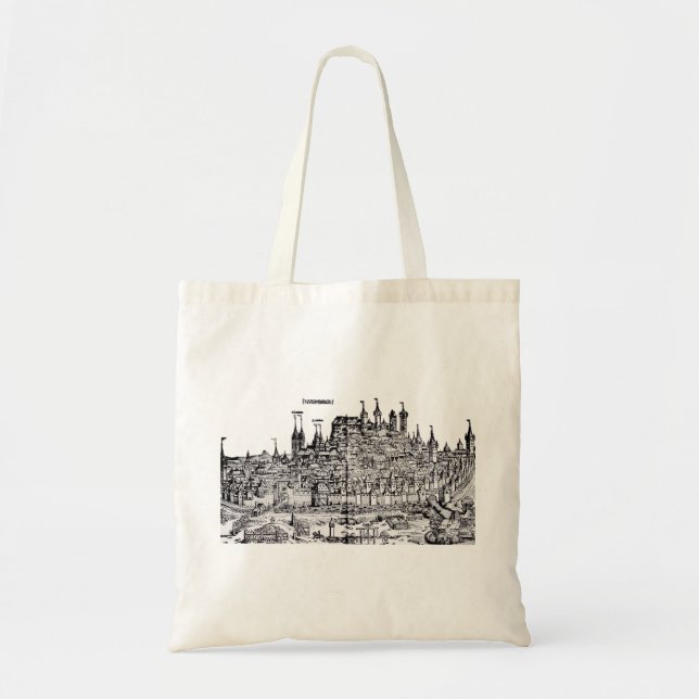 Bolsa Tote Nuremberg Cidade medieval na Alemanha (Frente)