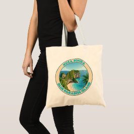 Bolsa Tote Nusa Penida Vintage Bali Praia Kelingking Viagem