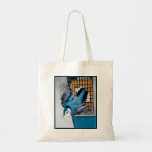 Bolsa Tote Nuthatch Branca em Neve - Foto original