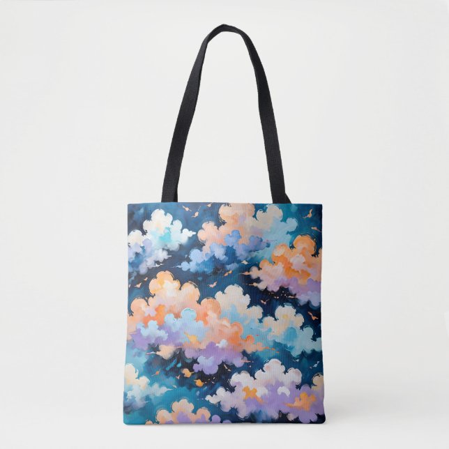 Bolsa Tote Nuvens em Movimento (Frente)