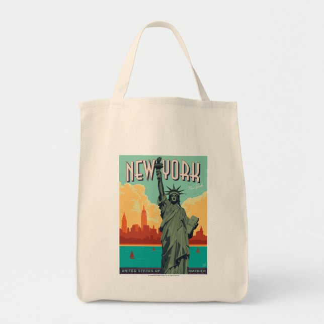 Bolsa Tote NYC - Lady Liberty (Frente)