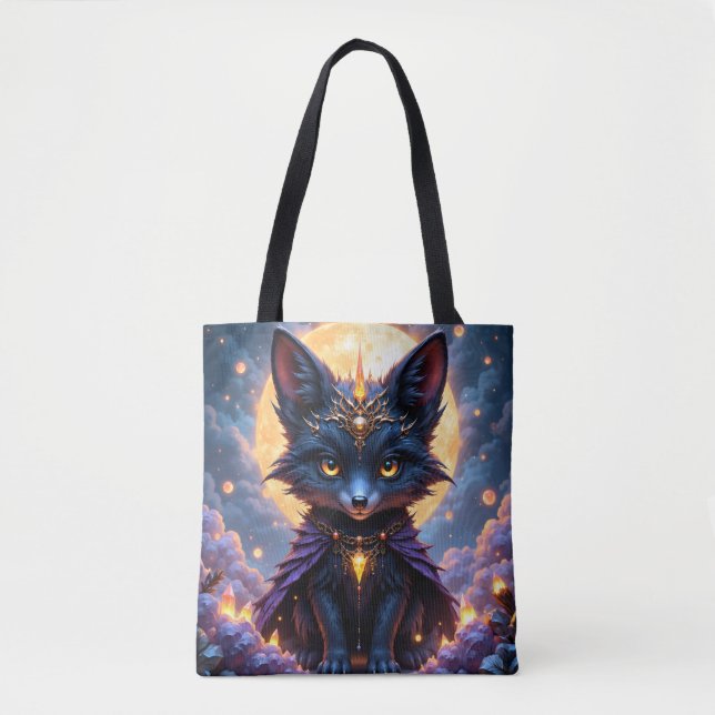 Bolsa Tote Nyx – Guardião do Luar.  (Frente)