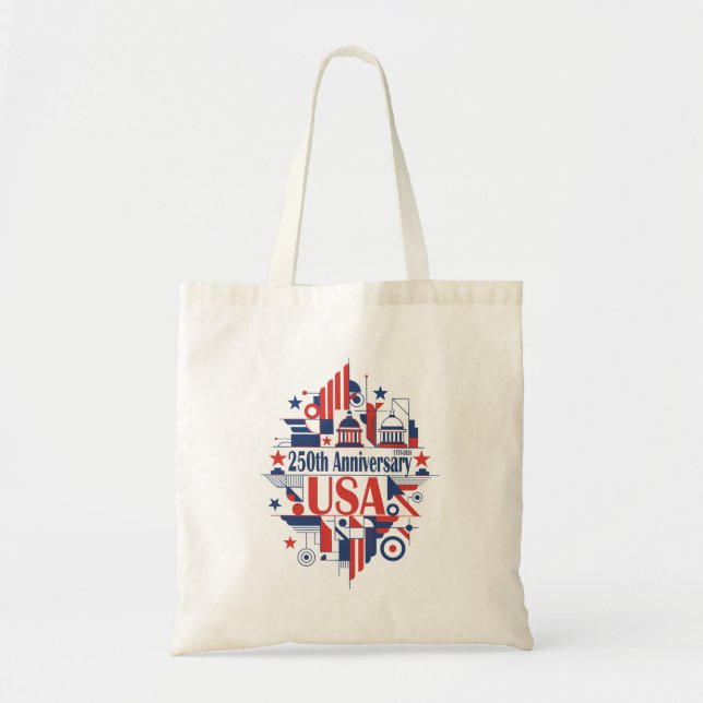 Bolsa Tote O 250º aniversário da América (Frente)