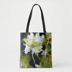 Bolsa Tote O abstrato floresce a sacola