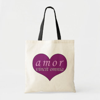 Bolsa Tote O amor de Amor Vincit Omnia conquista todo o dia
