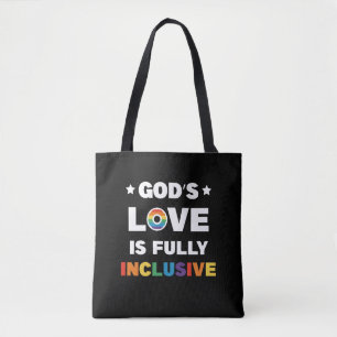 Bolsa Tote O amor de Deus é um mês de orgulho LGBT Gay totalm
