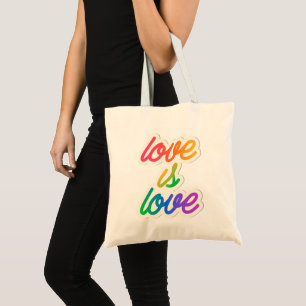 Bolsa Tote O amor é LGBT