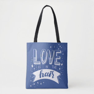 Bolsa Tote O amor está no cabelo