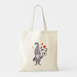 Bolsa Tote O amor está nos Gnomos Aéreos num Balão de Ar Q