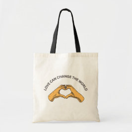 Bolsa Tote O Amor Pode Mudar o Mundo