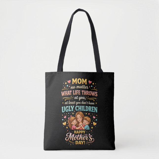 Bolsa Tote O Amor Risonho da Mamãe (Frente)