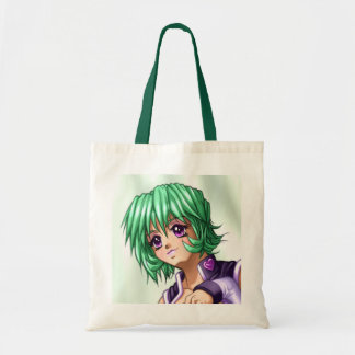 Bolsa Tote O Anime cobre acima a menina