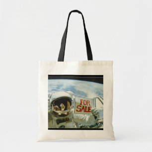 Bolsa Tote O astronauta vende a terra