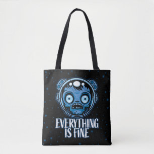 Bolsa Tote O Astronauta Zombie Está Bem