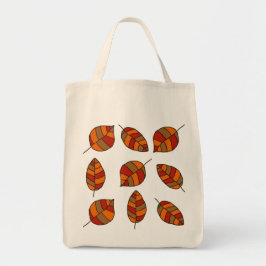 Bolsa Tote O Autumn Leaves Red Leaf Patterno