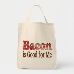 Bolsa Tote O Bacon é Bom Para Mim