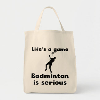 Bolsa Tote O Badminton é sério