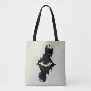 Bolsa Tote O Batman E O Gráfico De Caracteres Duplos Do Ridd