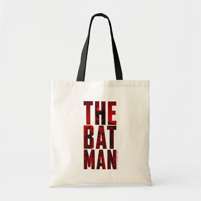 Bolsa Tote O Batman Typografia Cutout (Frente)