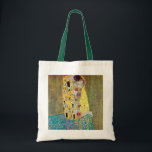 Bolsa Tote O Beijo de Gustav Klimt, Vintage Art Nouveau<br><div class="desc">O Beijo (Der Kuss) (1907/08) de Gustav Klimt é provavelmente a sua obra mais famosa. Klimt iniciou o seu trabalho em 1907 e é o ponto alto do seu chamado "Período Ouro". O Beijo é uma vintage Era Vitoriana Simbiolismo belo amor pela arte e pintura romântica apresentando um casal romântico...</div>