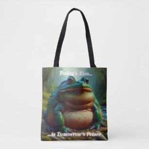 Bolsa Tote O Beijo de hoje é o Príncipe de amanhã