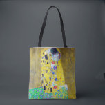 Bolsa Tote O Beijo, Gustav Klimt<br><div class="desc">Gustav Klimt (14 de julho de 1862 - 6 de fevereiro de 1918) era um pintor simbólico austríaco e um dos membros mais destacados do movimento Viena Secessão. Klimt é notado por suas pinturas, murais, esboços, e outros objetos de arte. Além de suas obras figurativas, que incluem alegorias e retratos,...</div>