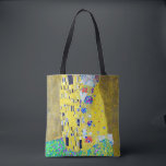 Bolsa Tote O Beijo, Gustav Klimt<br><div class="desc">Gustav Klimt (14 de julho de 1862 - 6 de fevereiro de 1918) era um pintor simbólico austríaco e um dos membros mais destacados do movimento Viena Secessão. Klimt é notado por suas pinturas, murais, esboços, e outros objetos de arte. Além de suas obras figurativas, que incluem alegorias e retratos,...</div>