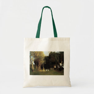 Bolsa Tote O Bosque Sagrado por Arnold Bocklin, Arte Antigo