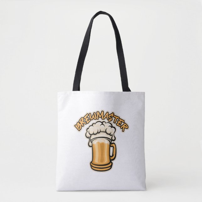 Bolsa Tote O Brewmaster precisa de uma caneca de cerveja (Frente)