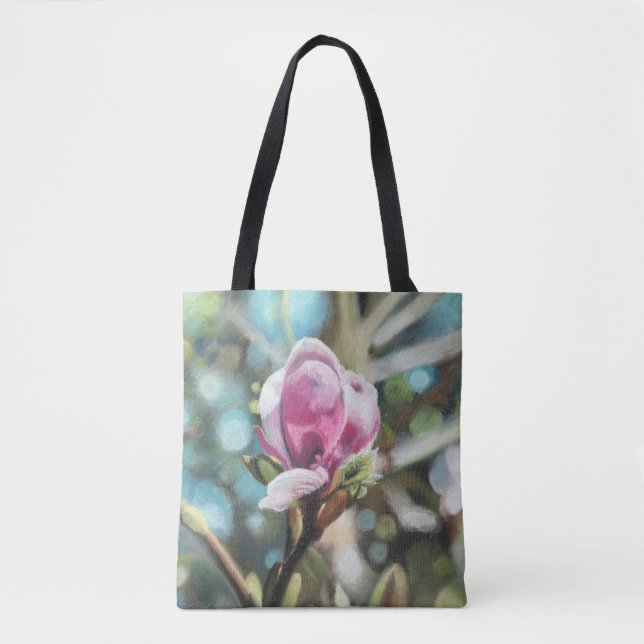 Bolsa Tote O brilho perfumado da beleza - (Frente)