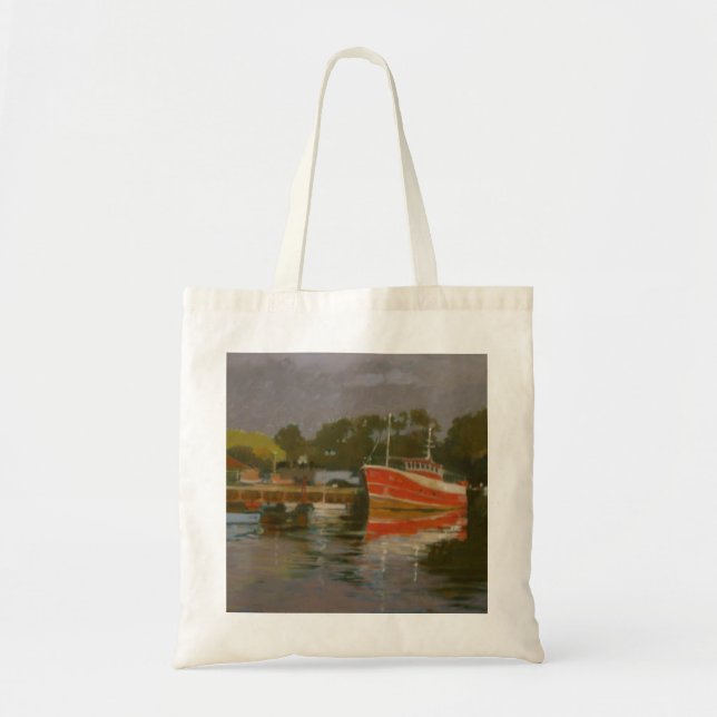 Bolsa Tote O cais Salcombe 2 do pescador (Frente)