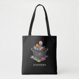Bolsa Tote O caldeirão da bruxa para o Halloween