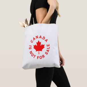 Bolsa Tote O Canadá não está à venda para a tipografia das fo