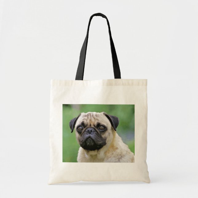 Bolsa Tote O cão do Pug (Frente)