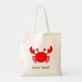 Bolsa Tote O caranguejo bonito do mar caçoa a sacola