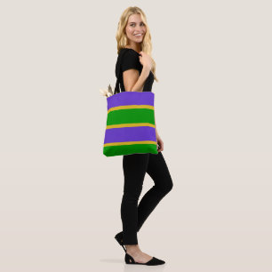 Bolsa Tote O carnaval listra cores