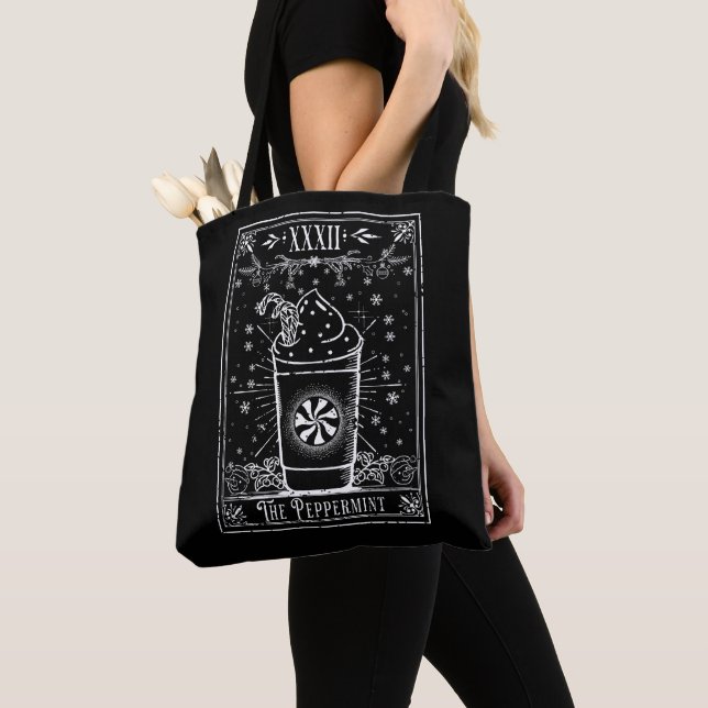 Bolsa Tote O Cartão de Tarot do Peppermint Latte (Close Up)