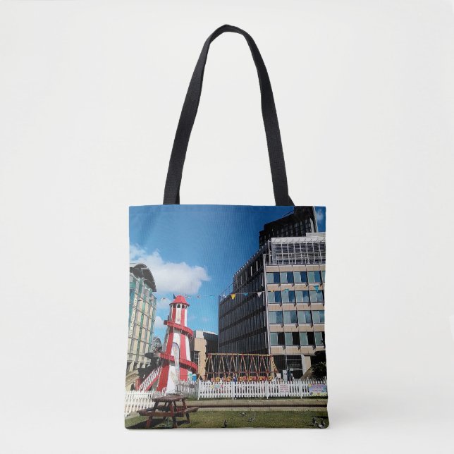 Bolsa Tote O centro da cidade (Frente)