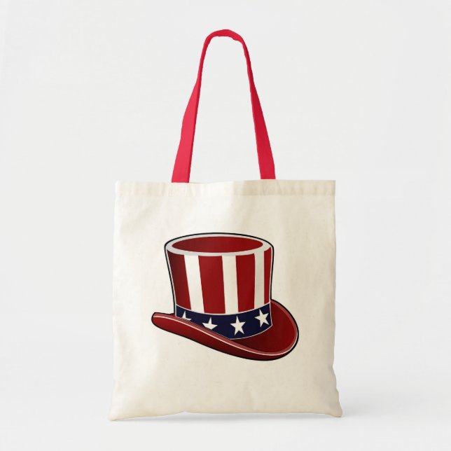 Bolsa Tote O chapéu do tio Sam. (Frente)