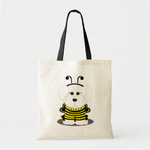 Bolsa Tote O chon Bichon lunático Frise da "abelha " Bumble