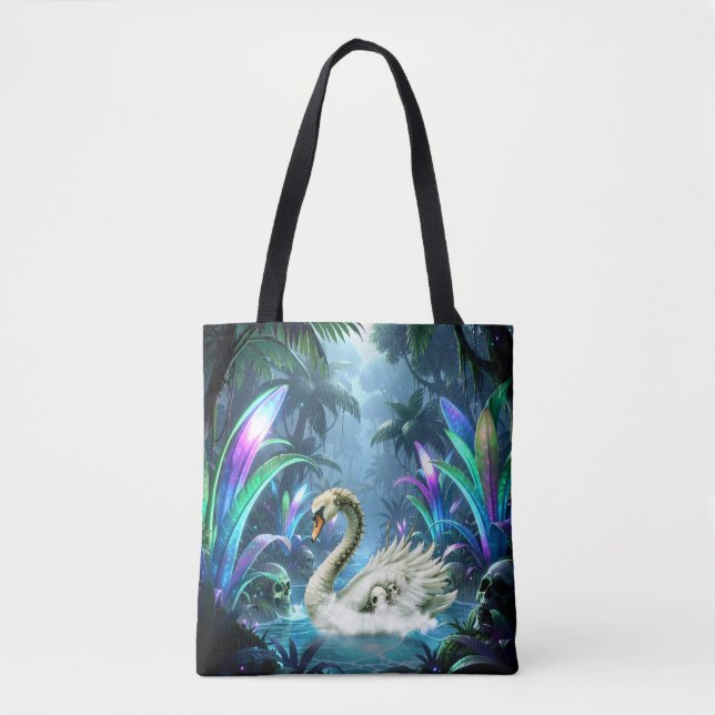 Bolsa Tote O Cisne das Águas Esquecidas.  (Frente)