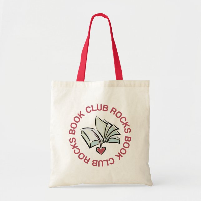 Bolsa Tote O clube de leitura balança o mini presente da (Frente)
